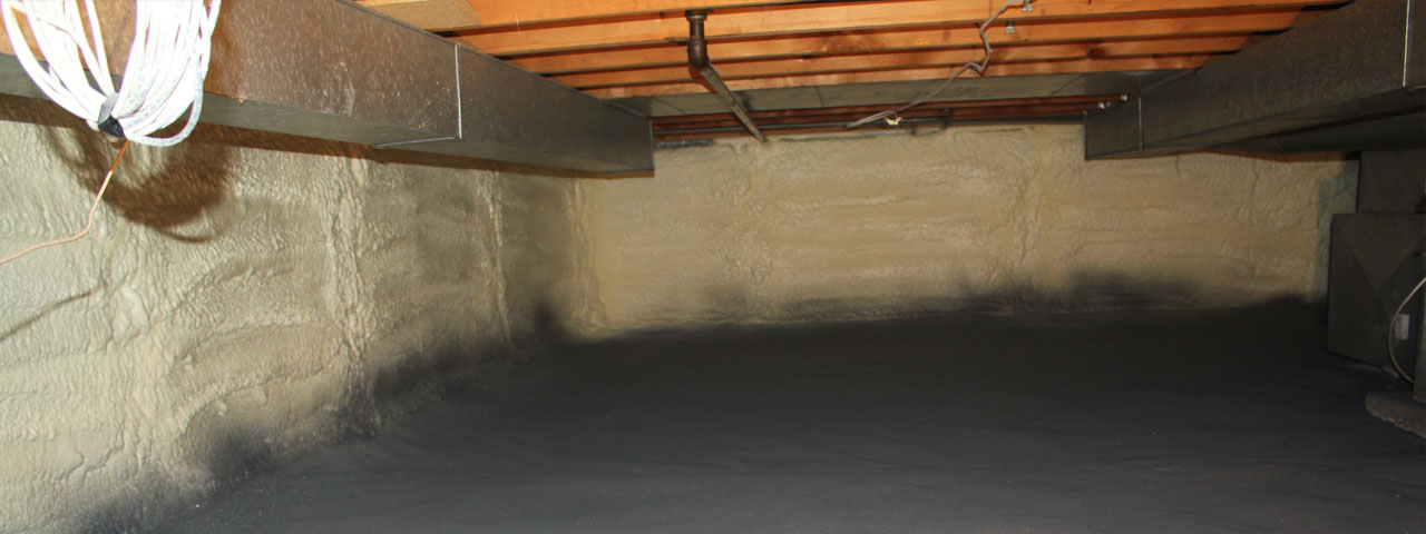 West Valley spray foam insulation for crawl spaces